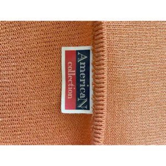 American Collection Women's Cardigan Sweater Orange Buttons Long Sleeves Size M - Picture 10 of 12